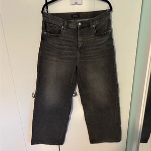 Banana Republic Men's Charcoal Straight-Leg Jeans